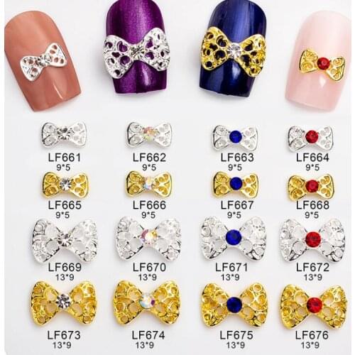 100pcs3D Nail Rivets Silver Gold Metal Nails Accessories Flat Bottom Multi Size Nail Studs Nail Art Decorations for Decors DIY T