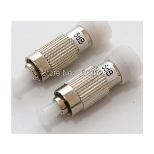 Free Shipping 5pcs/lot 5dB FC Female to Male Fiber Optic Attenuator