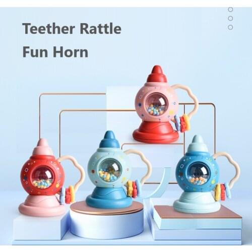 Infant Educational Toys 0-3 Years Old Can Chew Teether Grasp The Rattle Teach Baby Toys Childrens Comfort Toys