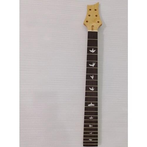 Maple Wood Guitar Neck Smooth Edge Rosewood Fretboard Electric Guitar Handle Kit Drop Shipping