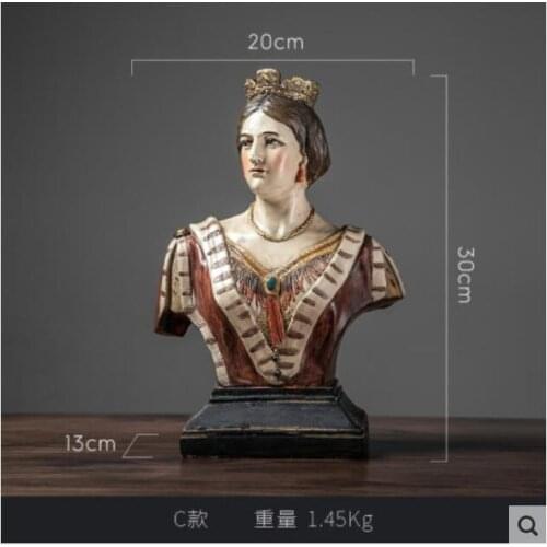 Figure model of American style restoring ancient ways decorates porch decoration of British royal wine cabinet