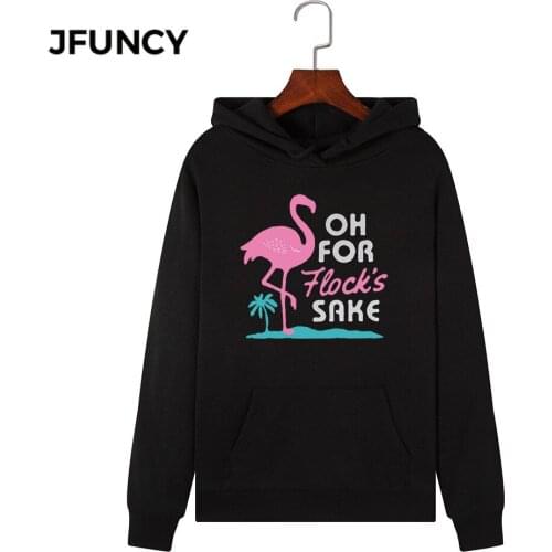 JFUNCY 2020 New Print Women Hoodie Long Sleeve Autumn Pullover Female Hooded Sweatshirt Woman Casual Hoodies Sportwear