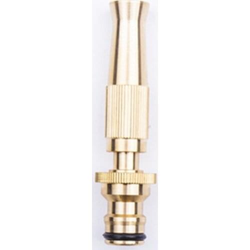 Best Brass Adjustable Spray Gun Hose Nozzle High Pressure Straight Copper For Car Wash Watering Flower Garden Wand
