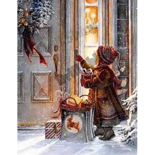 5D Diy Diamond Painting Sending Gifts Girl Embroidery Pattern 3d Cross Stitch Kits Drills Wall Sticker Home Decor Wall Stickers