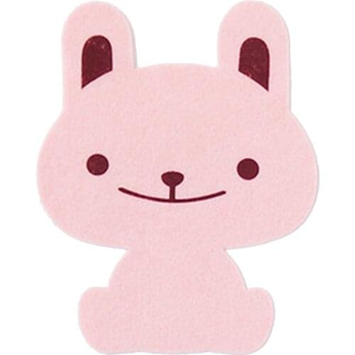 Bathroom Toilet Stickers with Deodorant Function Cartoon Felt Toilet Seat Decals Cute Figure for Home Wall 23X18cm WWO66