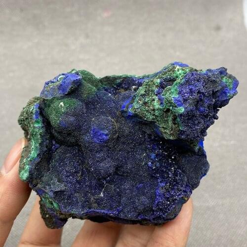 Natural azurite mineral cristal espécime da província de anhui, china