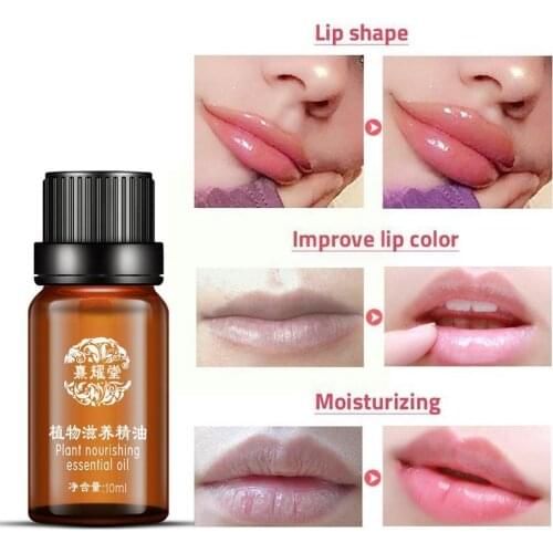 Plant Nourishing Essential Oil Lip Care Moisturizing Plumper Super Lip Makeup Whitening Nourishing Beauty Beauty Lightening Q3X6