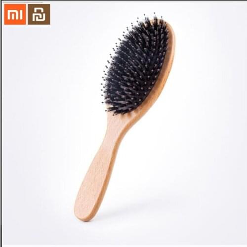 Original xiaomi youpin air cushion Shun hair comb mangosteen ladies hair comb wooden comb smart home