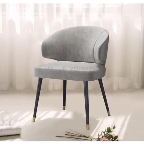 Nordic dining chair ins wind light luxury net red leisure chair home back chair makeup nail milk tea shop negotiation chair