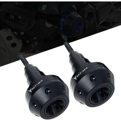 For Yamaha MT07 MT 07 2015-2021 2019 2020 Left & Right Motorcycle CNC Frame Sliders Crash Pad Falling Protector Guard LOGO MT-07