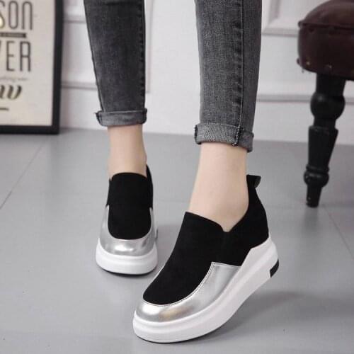 Syflyno Women's Hidden Platform Shoes