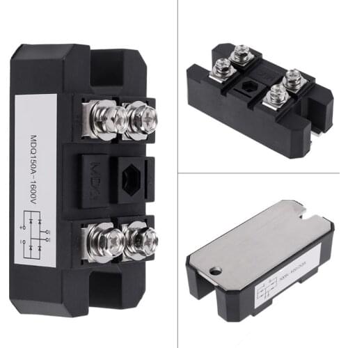 1Pc MDQ 150A-1600V Black Single-Phase Diode Bridge Rectifier 150A Amp High Power 1600V