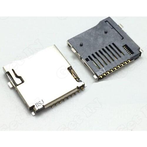 10pcs SUYIN 10Pin Micro SIM Card Holder 10P Sim Connector Jacks Slot Self Push Type Original New