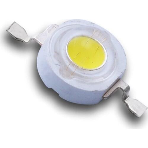 100PCS High power 1W lamp beads white CRI80 LED light-emitting diode 100-110LM super bright led lamp beads factory wholesale