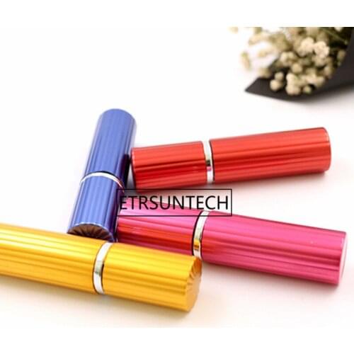 5ml Aluminum Perfume Spray Bottle Travel Mini Glass Pafum Spary Atomizer Refillable Bottles F1545