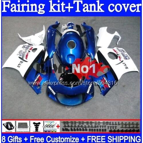 +Tank For SUZUKI SRAD GSXR 750 600 GSX-R600 62MC.0 GSXR750 GSXR600 96 97 98 99 00 1996 1997 1998 1999 2000 Fairing Factory blue