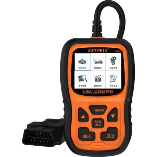 Free shipping OM123 car diagnostic tester OBD running computer general decoder engine trouble code light clear