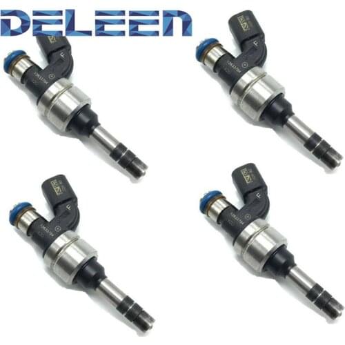 Deleen 4x High impedance Fuel Injector FJ1060 / 12608362 / FJ1154 / 12633784 GDI For Audi Car Accessories