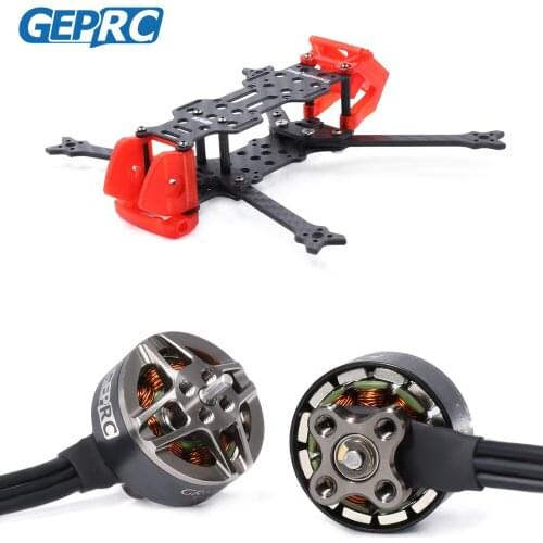 GEPRC GEP-CB4 Crocodile Baby 4" Replacement Frame Kits with 4PCS GR1404 2750KV Brushless Motor for LR4 Micro Long Range
