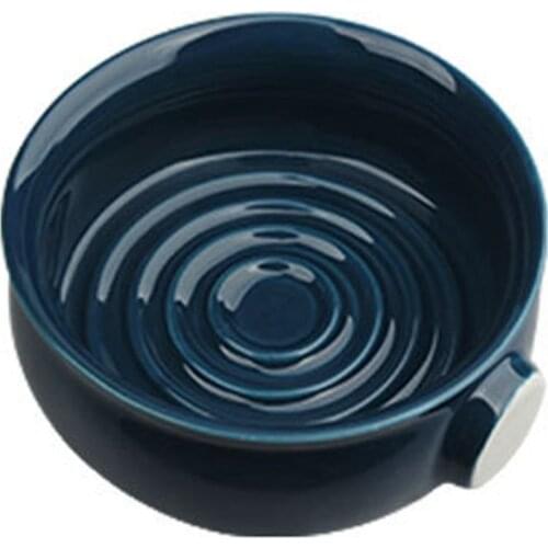 Ceramic Mens Shaving Mug Bowl Cup Thread Bottom Wide Mouth for Shave Brush and Shaving Soap