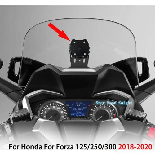 For Honda For Forza 125 250 300 MF13 2018 2019 Motorcycle Accessories Windshield Mount Navigation Bracket GPS Smartphone Holder