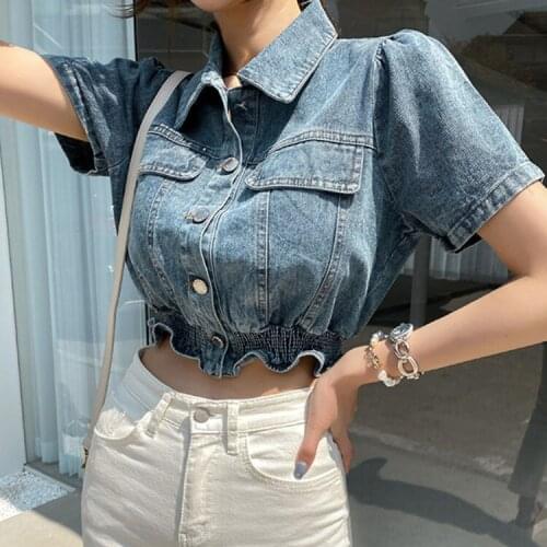 Женские джинсовые рубашки LLZACOOSH China At AliExpress