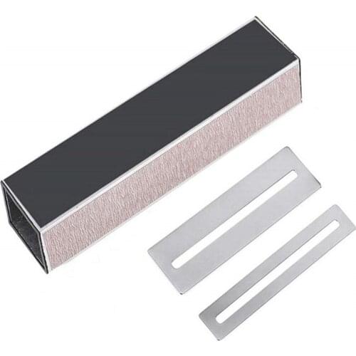 Pack of 3 Guitar Fret Leveling Beam Fingerboard Guard Leveler Grinding Luthier Repairing Tool Accessory Set with Velvet Bag