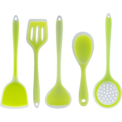 5Pcs Cooking Tools Set Kitchen Accessories Silicone Non-Stick Temperature Resistance Cookware Kitchen Tools