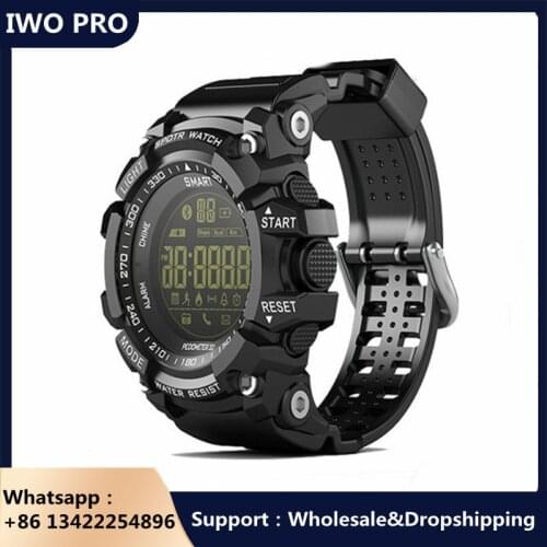 New EX16 Smart Watch 2021 Bluetooth Clock Notification Remote Control Pedometer Sport Watch IP67 Waterproof Mens Wristwatch