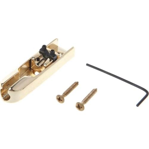 Single Individual Bridge Saddles Tailpiece for 4 String Bass Guitar Replacement U7EF