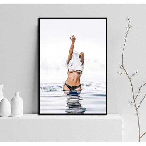Poster HD Print Naked Woman Fashion Canvas Painting Feminism Wall Art Modern Picture for Living Room Home Decoration