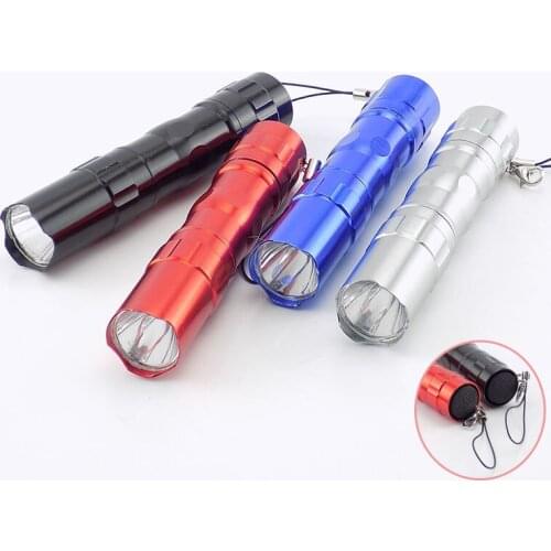 Hiking Mini Flashlight Waterproof High Power Powerful LED Flash Torch Light Lamp Portable Torch Pocket Keychain Lanterns