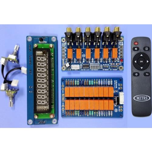 Preamplifier Balanced Remote Control Volume Control Board Passive Preamplifier Sound Source Selection Board