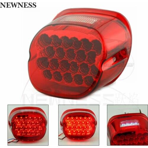 LED Tail Brake Stop Light Taillight Motorcycle for harley Dyan Softail Sportster XL FLH FX FLSTF FLSTSB