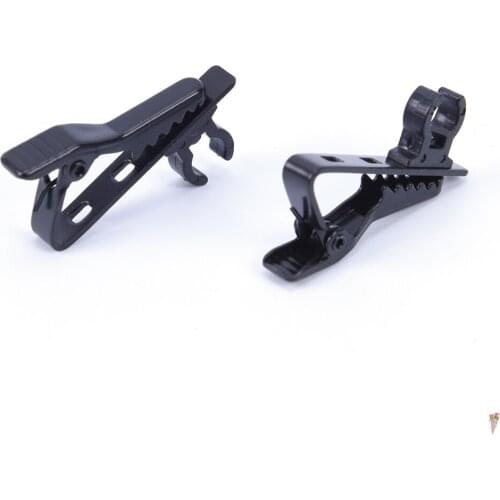 Microphone Lapel Tie Clip Universal for Mini Lapel Lavalier Microphone Mic Clip For Clip Mic Replacement Cable Clip