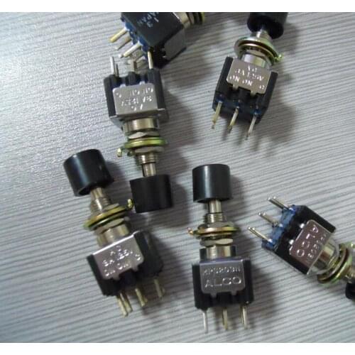 [VK] original ALCO MPS-203N 3A 125V 6 pin 6 foot 6 feet button switch