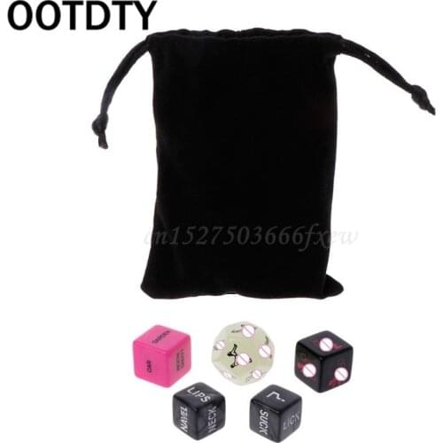 High Quality Sex Dice Fun Adult Erotic Love Sexy Posture Couple Lovers Humour Game Toy Novelty Party Gift 5pcs