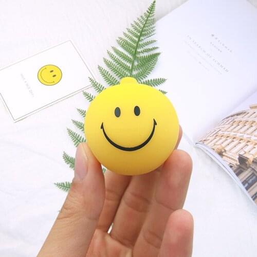 Funny Prank Squeeze Toy Antistress Ball Squishy Slow Rising Ball With Happy Face Kid Stress Reliever Decompression Toys Gag Gift