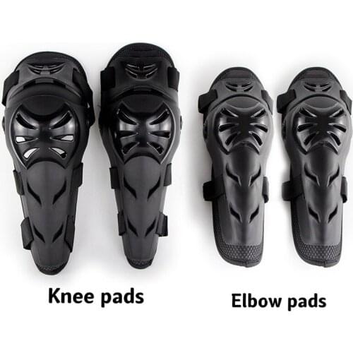 Four-piece protective gear for cross-country sports motorcycle knee pads, elbow pads, skating riding, outdoor sports