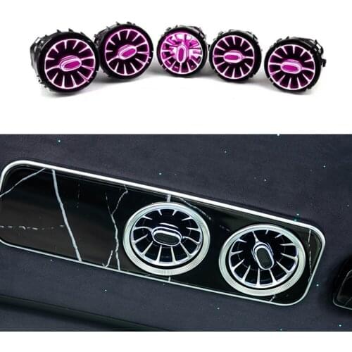 64 Colors For Bnez Vito roof air outlet V260 interior modification turbo air outlet rear side air conditioning vent neon light