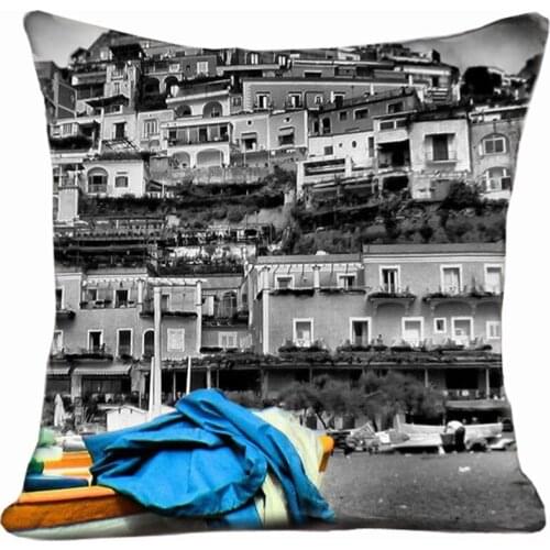 Architectural decorative painting design pillow case