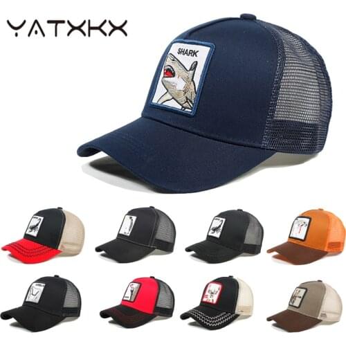 [YaTxKx] Mesh Cap Summer Baseball Cap Anime Trucker Hats For Men Caps For Women Dad Hat Net Snapback Hip Hop Casquette