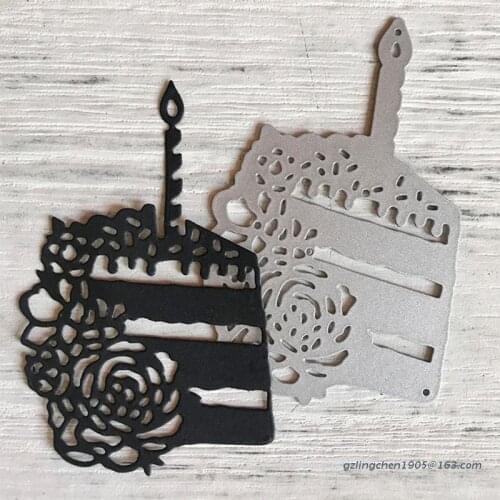 P8DE Flower Cake Metal Cutting Dies Stencil DIY Scrapbooking Album Paper Card Template Mold Embossing Craft Decoration