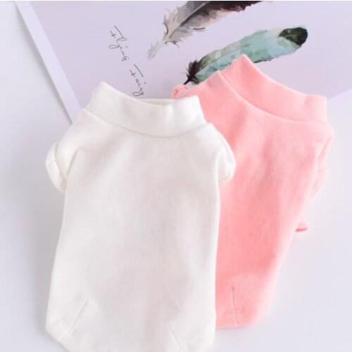 Cotton Dog Shirt Cat Puppy Dog Clothes Summer Pet Clothing Chihuahua Yorkshire Poodle Pomeranian Bichon Schnauzer Dog Costumes