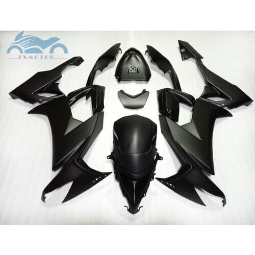 Free Customized ABS plastic fairing kits for 2008 2009 2010 2011 ZX10R matte black Motorcycle bodywork Fairings ZX-10R 08 09 10