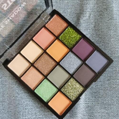 COOL STORY New Utopia 16 Color Glitter Eyeshadow Palette Comestic Long Lasting Shimmer Natural Matte Eye Shadow Eye Makeup TSLM2