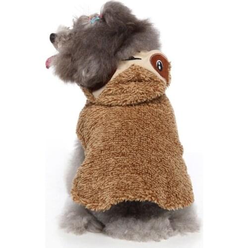 Funny Sloth Animal Pattern Pet Clothes Halloween Dog Costumes Dog Cosplay Costume Novelty Clothing For Medium Large Dogs Bulldog