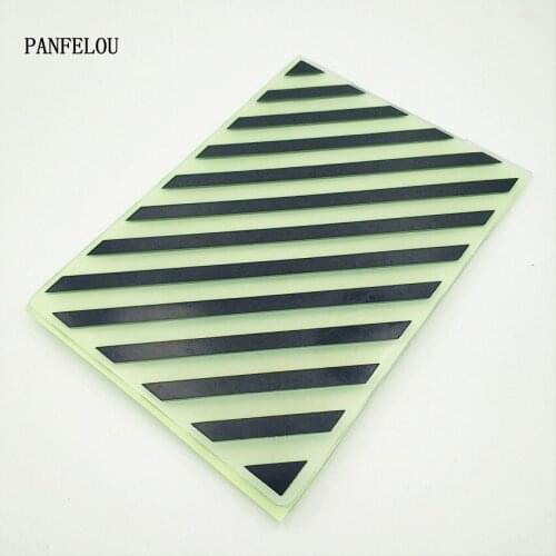 PANFELOU Easter Black hypotenuse Embossing folders Plastic For Scrapbooking DIY Template Fondant Cake Photo Album Card Making