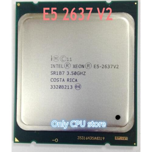 Original Intel Xeon E5-2637V2 CPU 3.50GHZ 15MB 130W 4-cores LGA2011 E5-2637 V2 processor E5 2637V2 free shipping E5 2637 V2