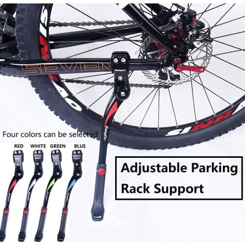 MTB Bicycle Bike Kickstand Parking Rack MTB Mountain Bike Support Side Kick Stand Foot Brace 24''-29'' Adjustable 34-41cm